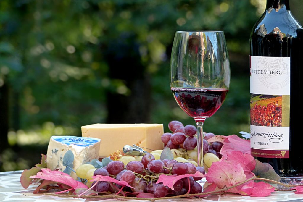 wine and cheese