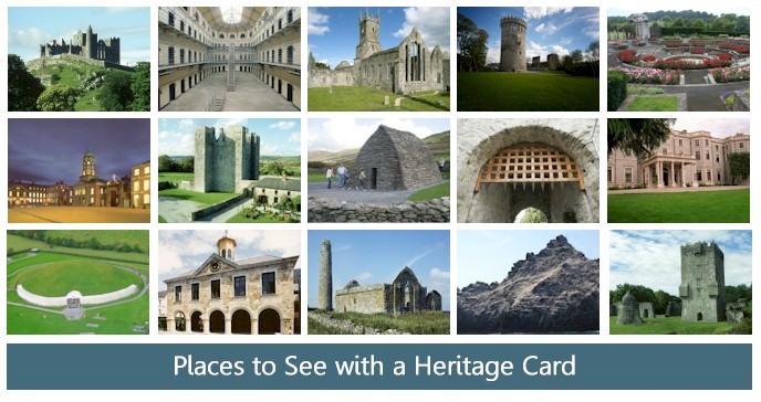 Ireland heritage places on your trip