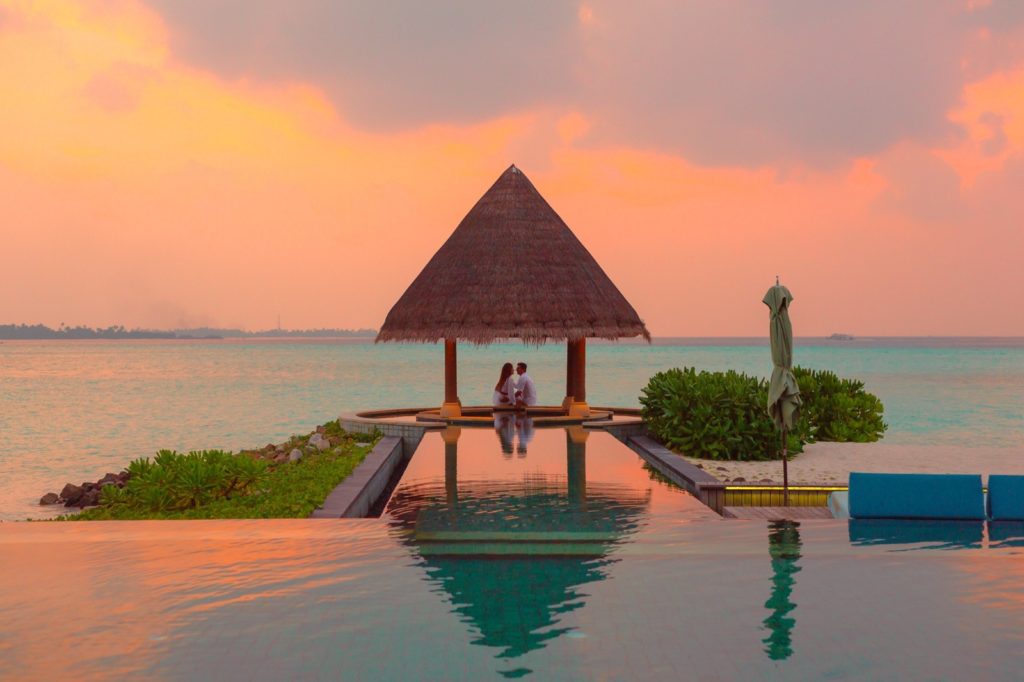 Destination wedding location in Bora Bora