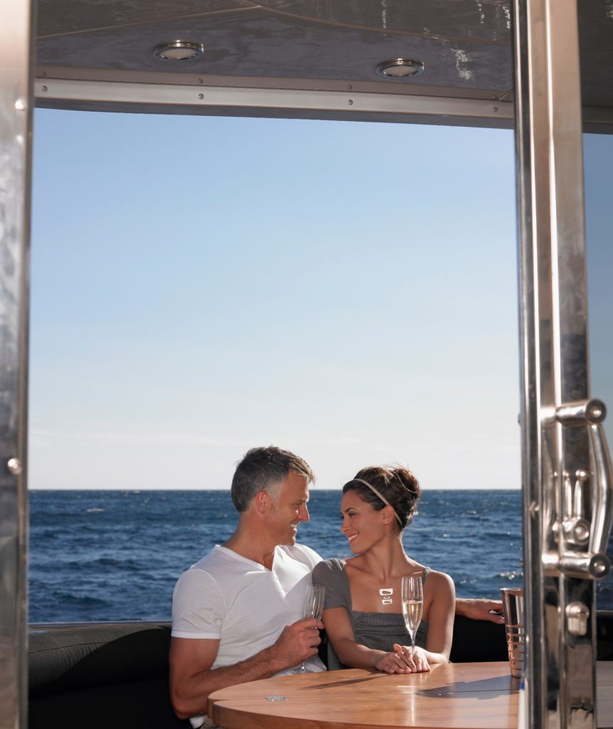 romantic yacht trip