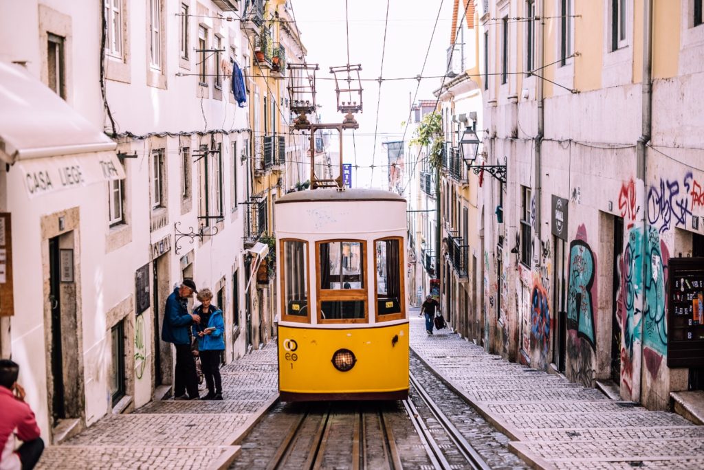 Lisbon's wooden trams