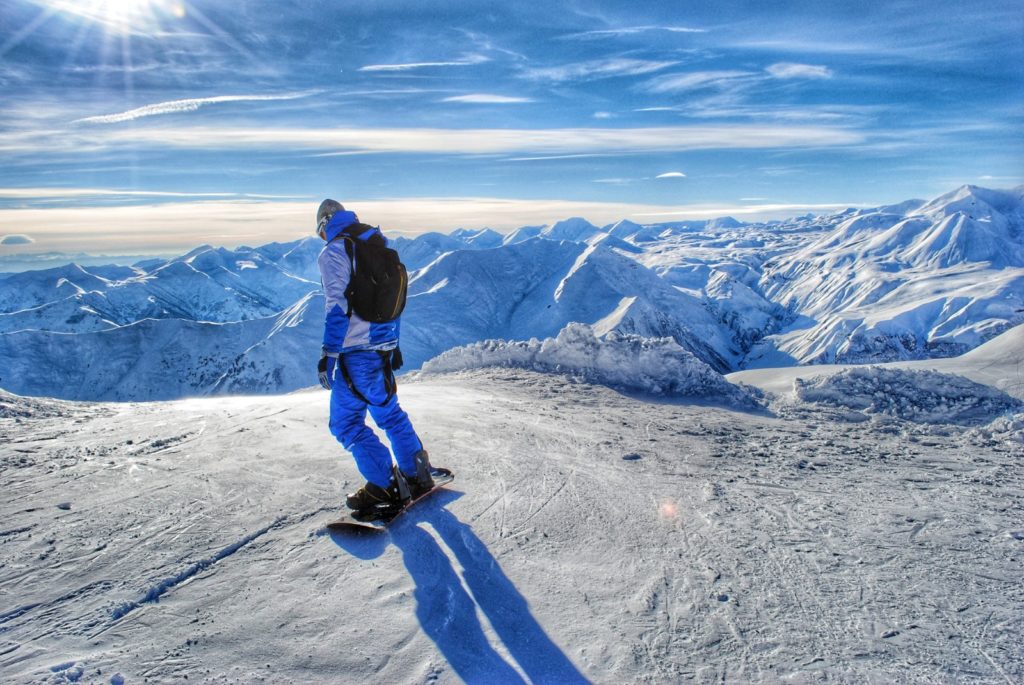 Skiing in Georgia (the country) is great for active vacations