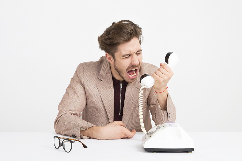 Angry phone calls