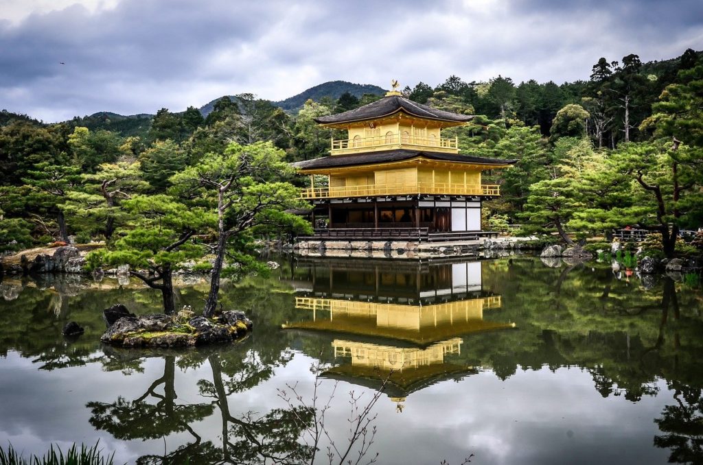 Zen garden in Japan