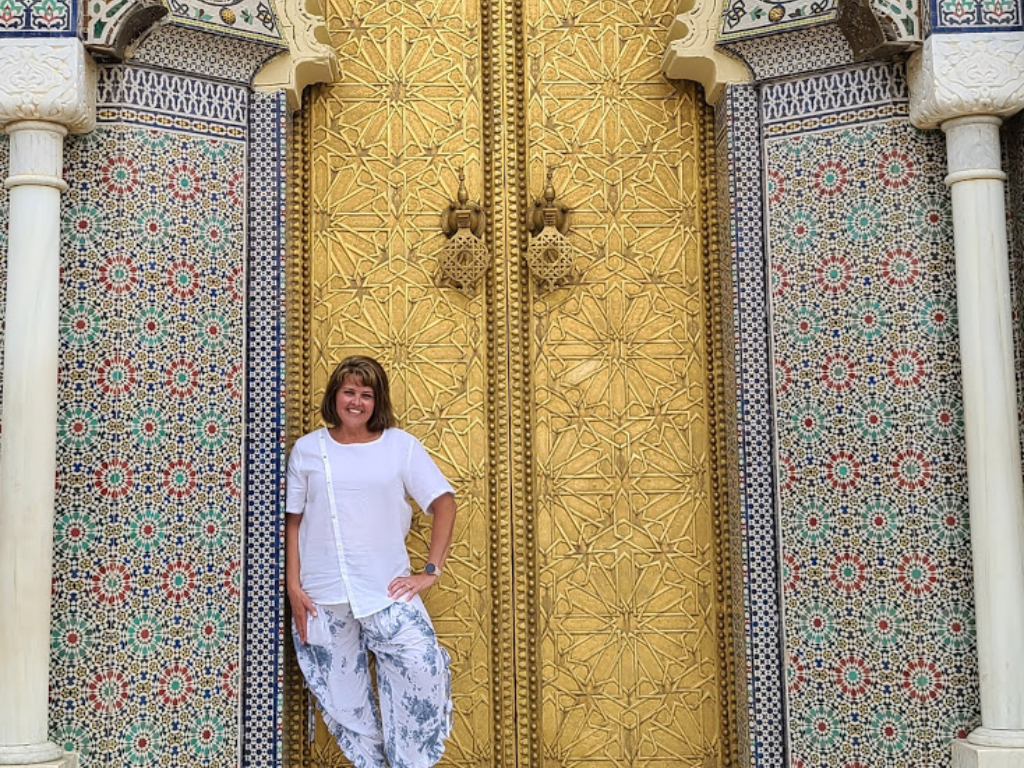 Cathy in Fez