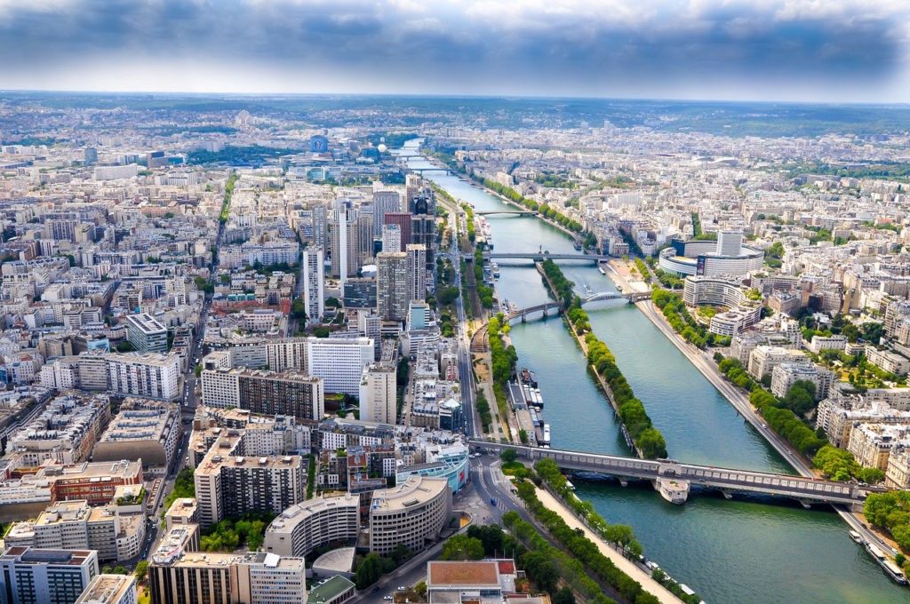 Paris Seine River view