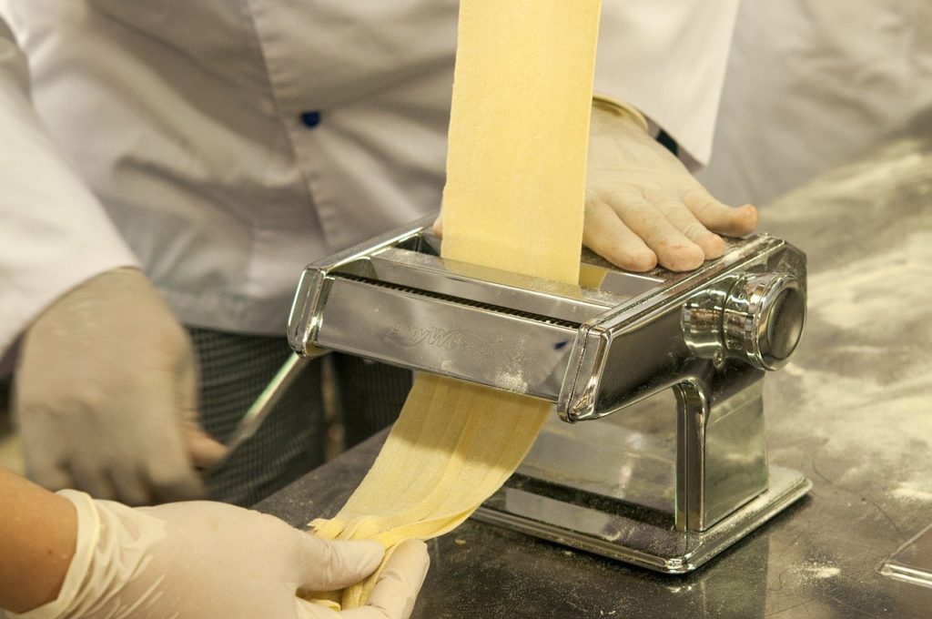 pasta making in Italy