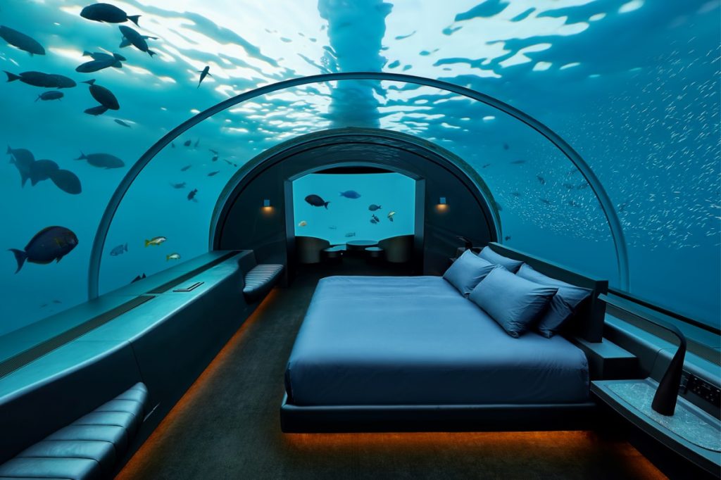 Underwater room Maldives