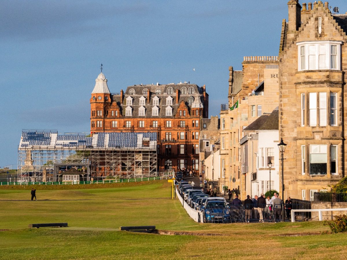 St. Andrews golf course and historic hotel in Scotland—luxury travel expertly curated by Fort Collins travel advisor Cathy Rowland of Amore Travel Designs.