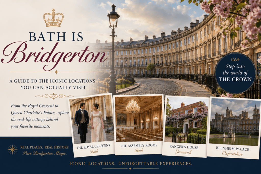 From the Royal Crescent to Queen Charlotte's Palace — step into the real-life world of Bridgerton with a custom England itinerary from Amore Travel Designs