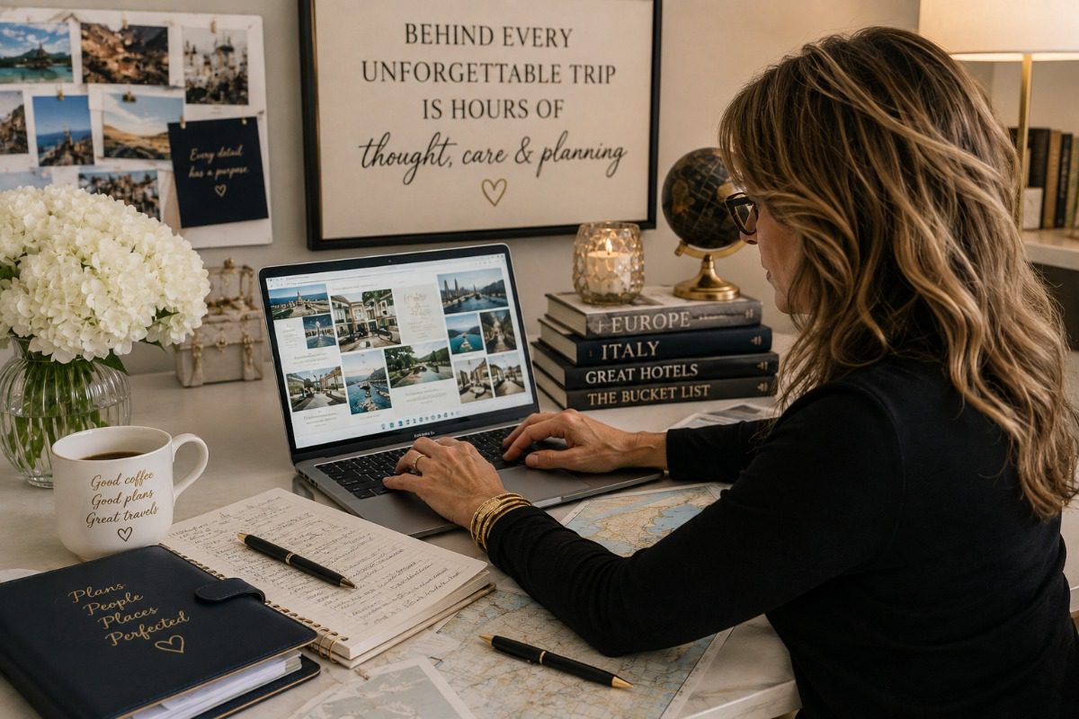 Behind every unforgettable trip is hours of thought, care, and planning — a look inside the real work that goes into every Amore Travel Designs itinerary